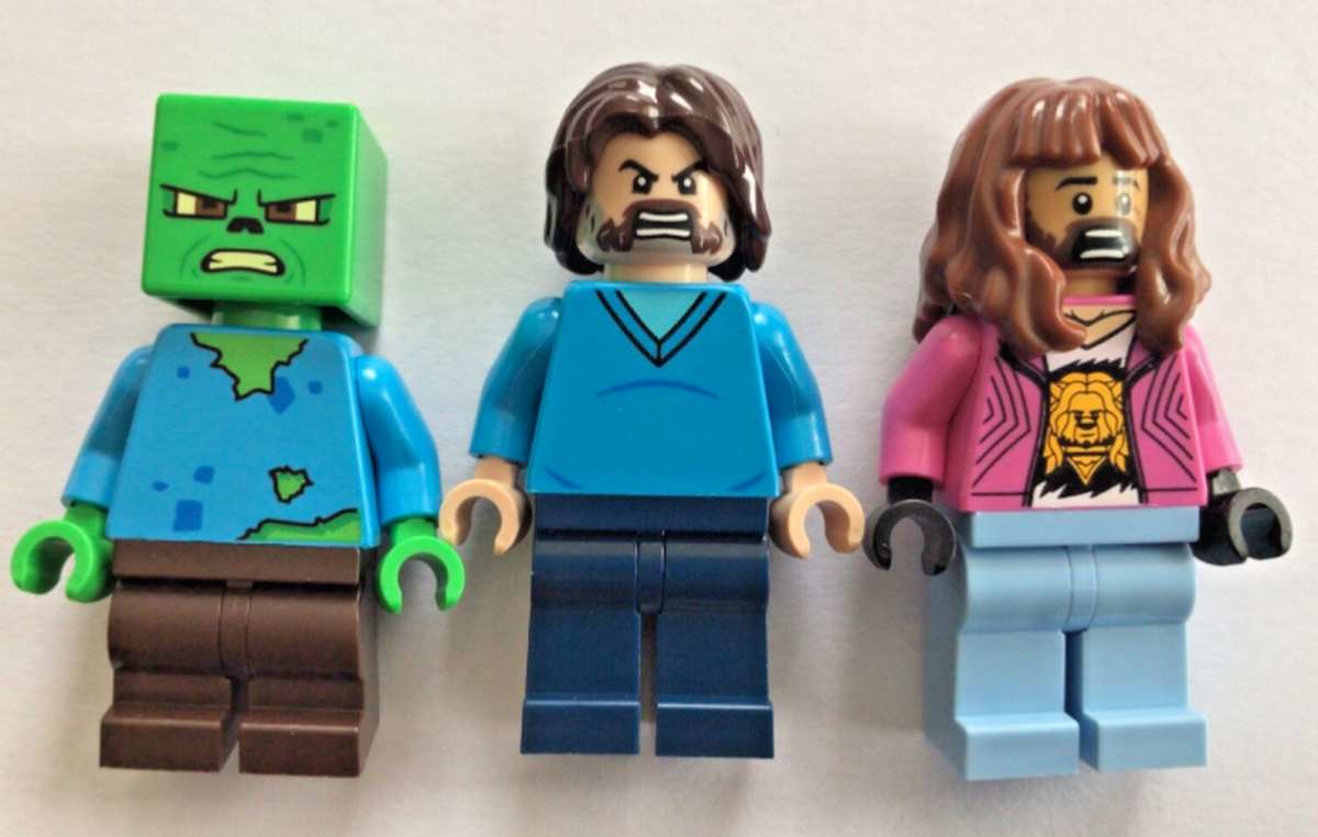 Lego Película Minecraft Elige Minifigura Steve, Zombie, Enderman, Creeper
