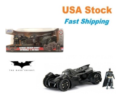 Batman Batmobile 2015 Arkham Knight w Figure Jada Diecast Toy Car