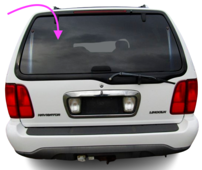 Fits: 1997-2002 Ford Expedition/Lincoln Navigator Back Window Rear