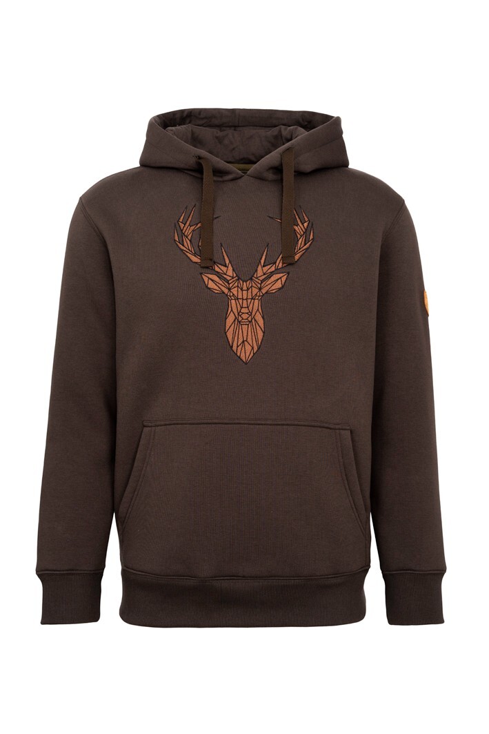 HUBERTUS Herren Hoodie - MEN HUNTING HIRSCH -