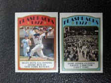 2021 Topps Heritage News Flashbacks #NF-DJ DOW JONES CLOSES ABOVE 1,000 + Mays