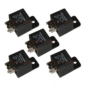 5PCS Automotive Relays Changeover Car Motor 40A Relay 12V 24V DC SPDT 5