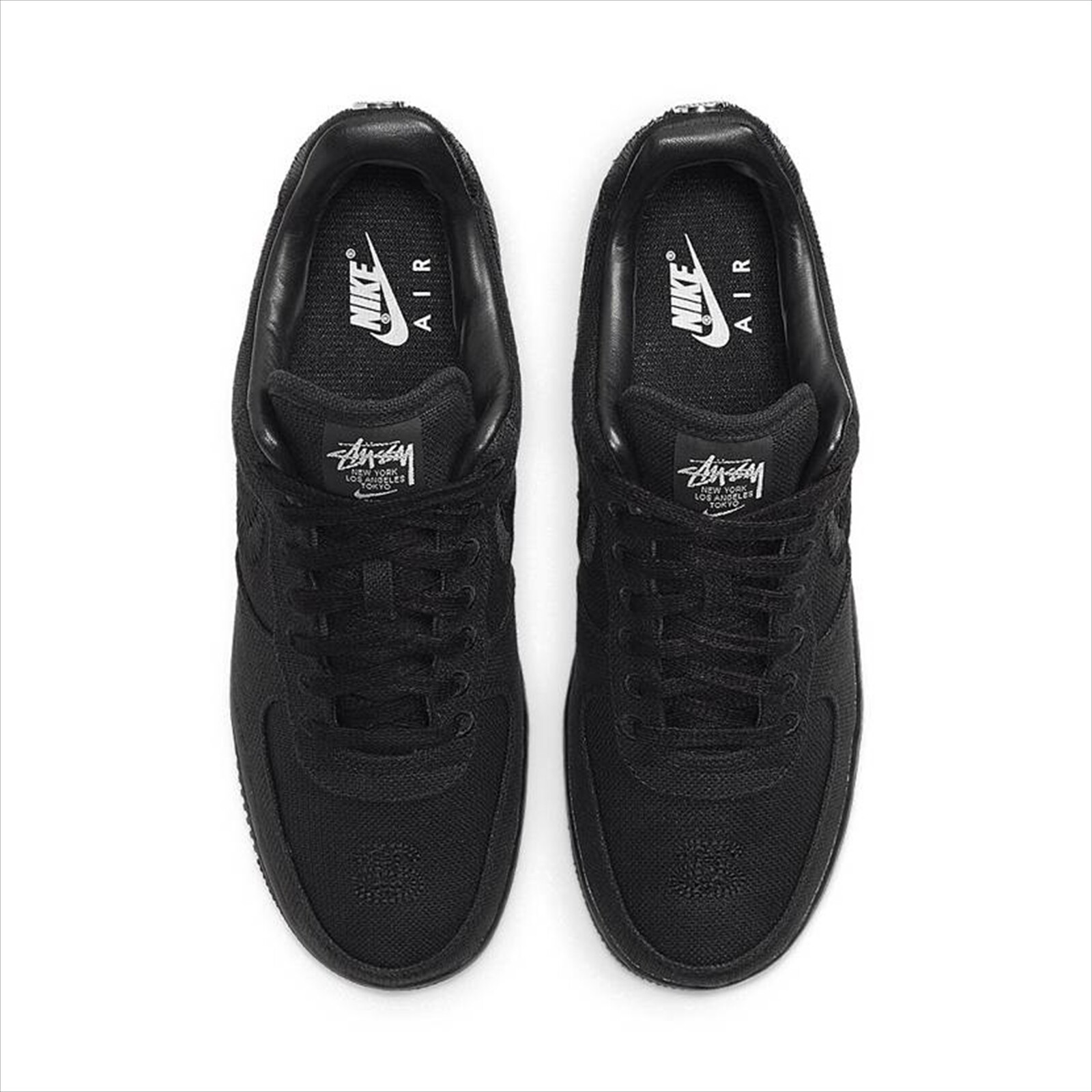 Size 8.5 - Nike Air Force 1 Low Stussy Black for sale online | eBay