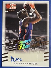 2021-22 Pro Set Power #PM-DC2 Devan Cambridge Auto Auburn Power Moves