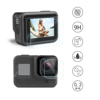 GoPro Hero 8,9,10 - Bildschirm Schutz Glas Screen Protector *DE* Anti Kratz