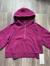 Lululemon Scuba Oversized Half-Zip Hoodie, MGPR, NWT, Size XS/S