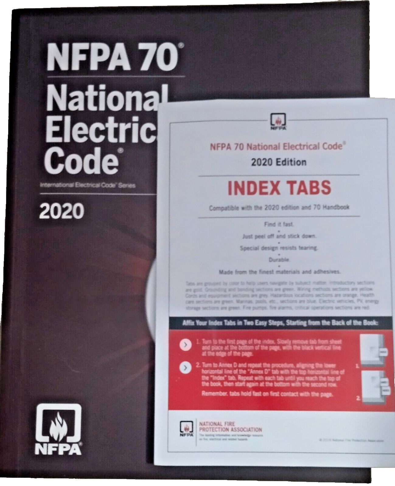 Nec Code Index 70 NEC National Electrical Code 2020 With index tabs paperback New ...