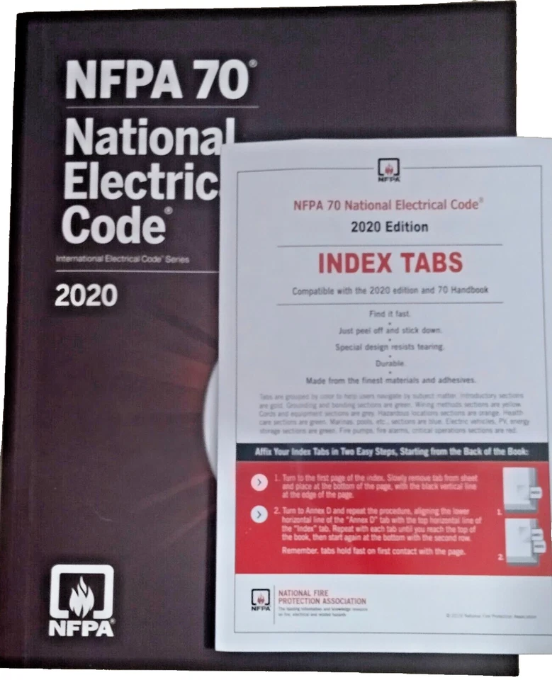 NFPA 70 NEC National Electrical Code 2020 With index tabs paperback New Stock - Image 2 of 4