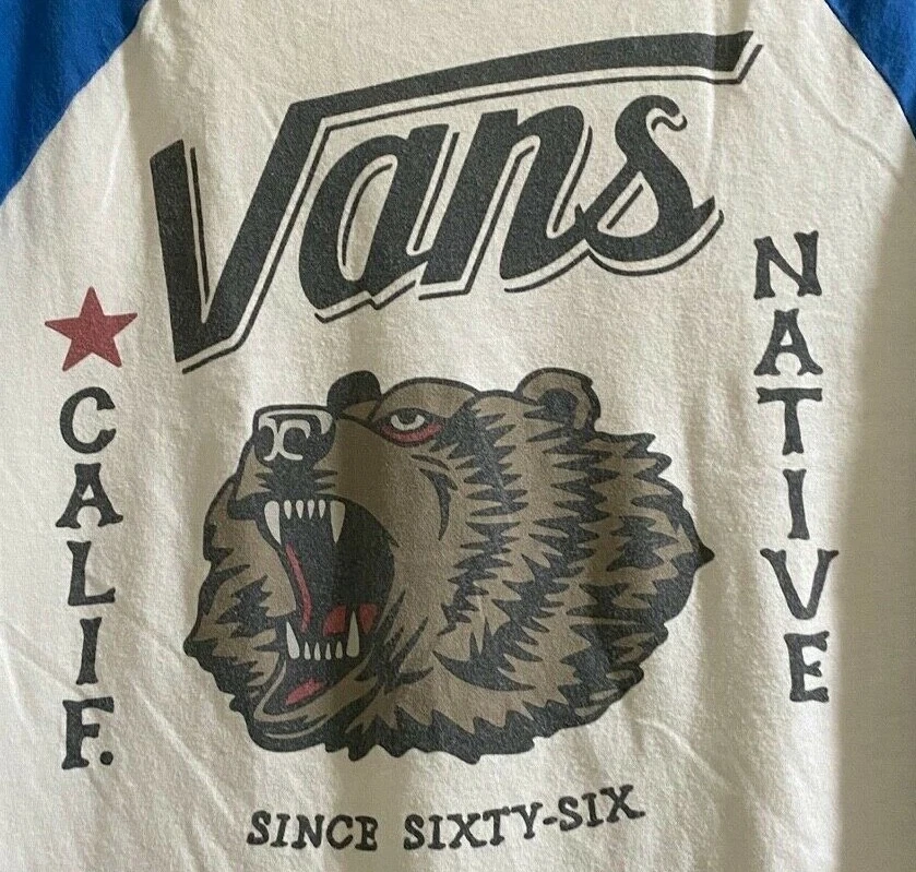 Vans bear shirt sale