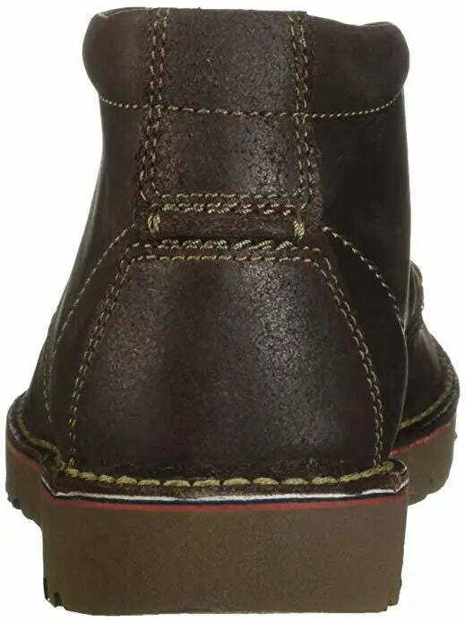 Clarks Vargo Apron Mens Dark Brown Leather Chukka Boots Size 9.5 Casual Lace Up Clarks Vargo Apron Mid Boot – Valentino main image 4