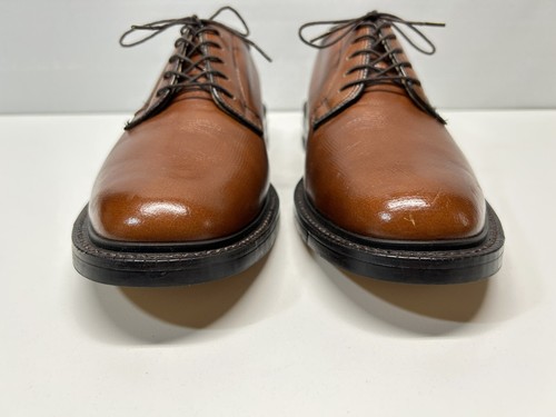 1970er Stuart McGuire Herren Plain Toe Bluchers Cognac Kiesel Leder Größe 9,5 EE - Bild 9 von 20