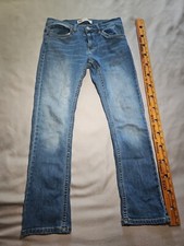Levis 511 Jeans Boys Size 16 Reg 28x28 Blue Denim Straight Cotton Blend Pants