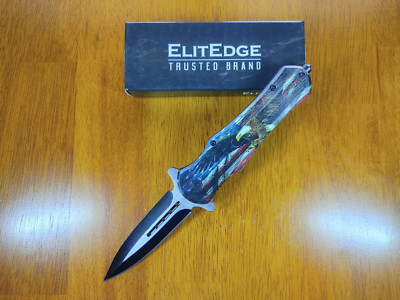 ElitEdge 4.75'' American Eagle ABS Folder Liner Lock #10-A51EA