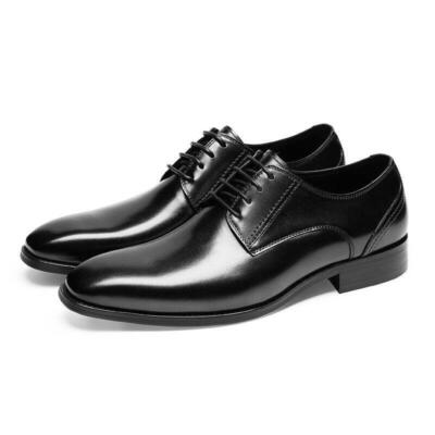 Men's Oxford Formal Business Shoes Breathable Casual Square Toe Lace Up  Dress | eBay