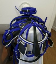 NYLON WEBBING DRIVING HARNESS FOR SINGLE HORSE CART SET FULL COB PONY SHETLAND