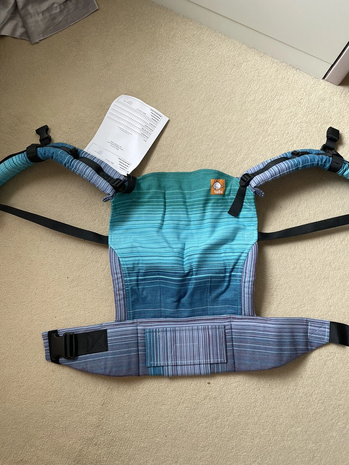 Tula Baby Carrier Full Standard Wrap Conversion Girasol Angelique Azul Pacifico