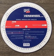 English Irregular Verb Wheel for French Speakers/Verbes Irreguliers Anglais