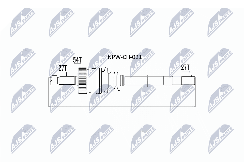 N.T.Y. NPW-CH-021.NTY Drive Shaft for JEEP