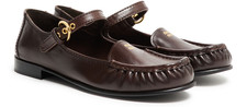 MIU MIU Brown Mary Jane Loafers New Authentic
