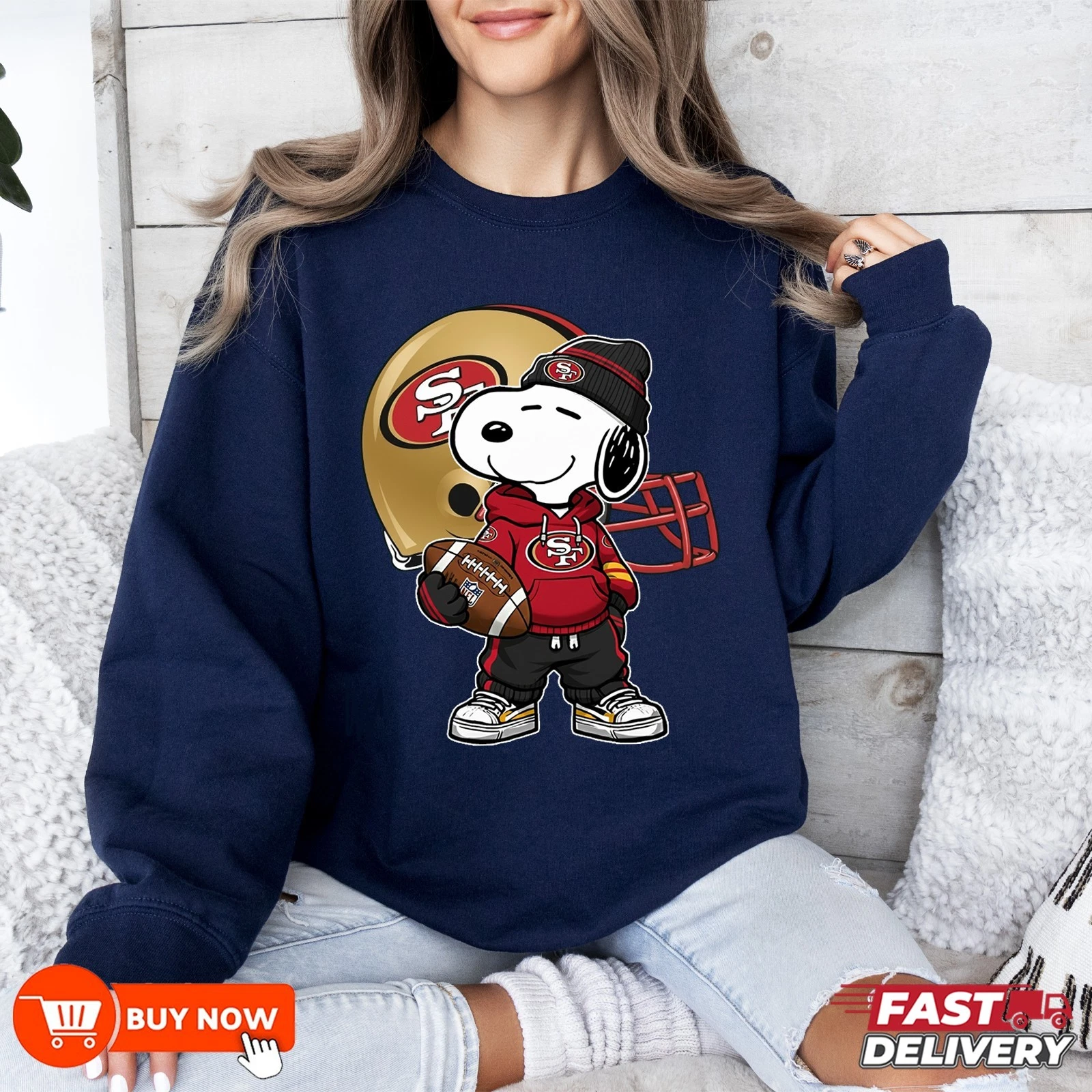 San Francisco 49ers Football Sweatshirt