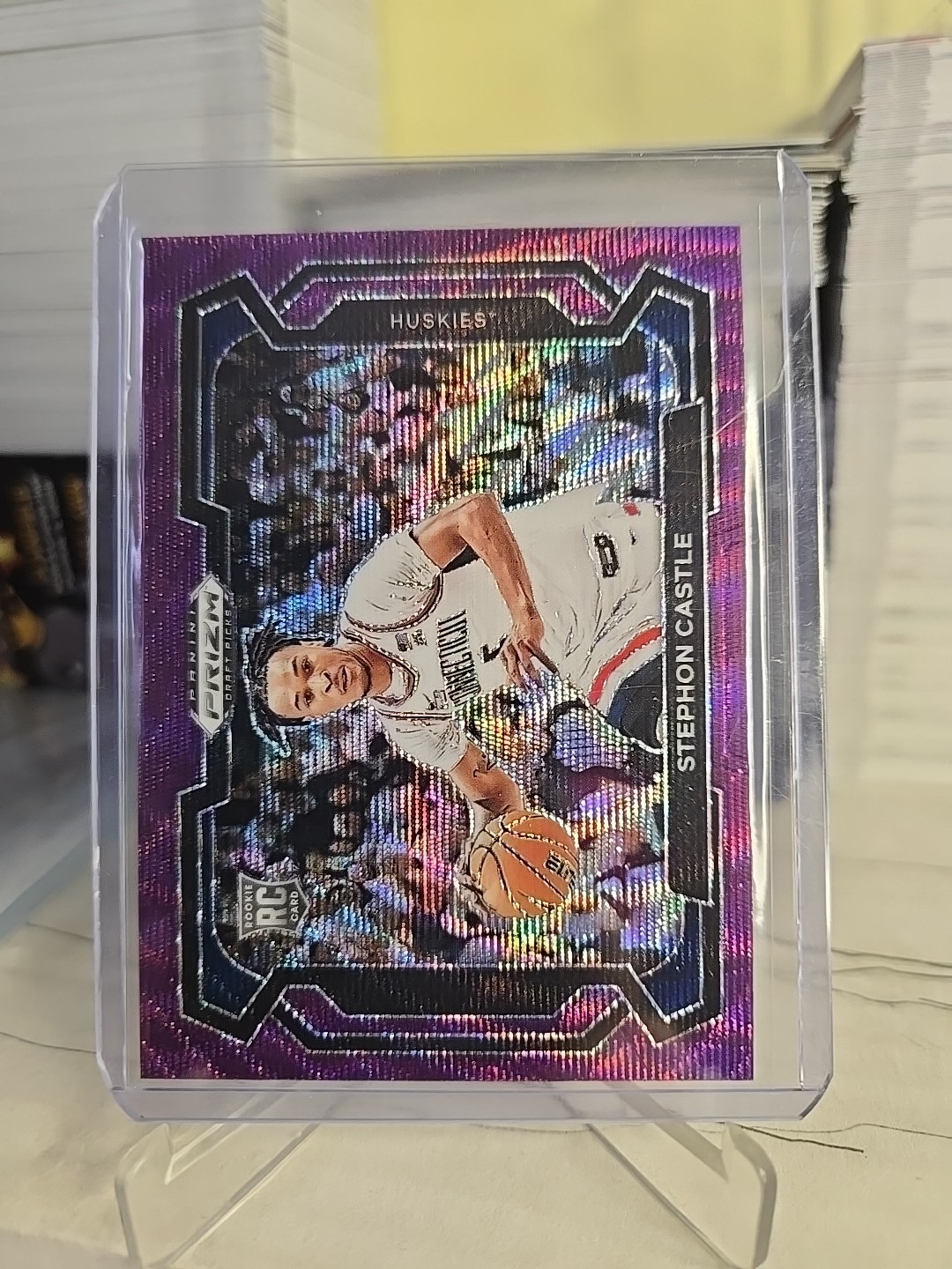 2024 Panini Prizm Draft Picks - Stephon Castle #17 Purple Wave Prizm Variations