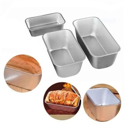 Rechteckige Aluminium Kuchenform Laib Backblech für Brot Toast Käsekuchen