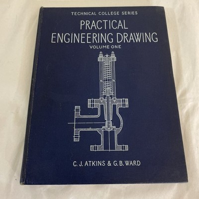 1944 Practical Engineering Drawing Vol 1 HMS Glendower Royal Navy Textbook