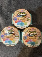 Lot of 3 - Viral Mini Mystery Squishy Dumpling Teal Ribbon Edition Toy RMS