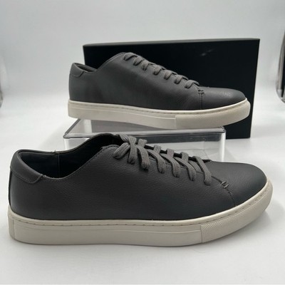 Men's Club Monaco grey leather lace up sneakers size 10D.New Retails for $98.00.