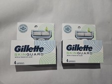 Gillette Skinguard For Sensitive Skin Razor Blade Refills - 8 Cartridges (2x4)