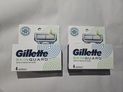 Gillette Skinguard For Sensitive Skin Razor Blade Refills - 8 Cartridges (2x4)