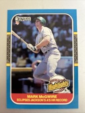 1987 Donruss Highlights 46 Mark Mcgwire