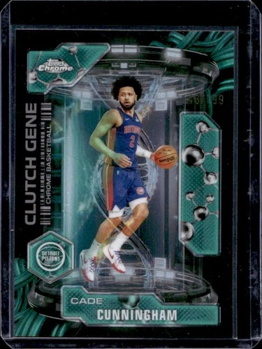 2025 Topps Chrome Cade Cunningham Refractors Aqua (RAW)