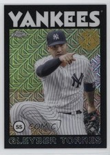 2021 Update Silver Pack 1986 Topps Chrome Baseball Black /199 Gleyber Torres jg3