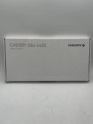 Cherry G84 UltraSlim Keyboard with Trackball Black G84-4420LUBEU-2 Free Shipping - image 1 of 4