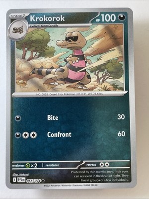 Krokorok 065/094 - Me02: Phantasmal Flames Reverse Holo (NM)