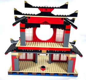 Custom LEGO Temple based on Ninjago set 2507 Fire Temple - See Description