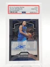 JALEN BRUNSON 2019-20 PANINI PRIZM AUTO #78 DALLAS MAVERICKS PSA 10 Q2011