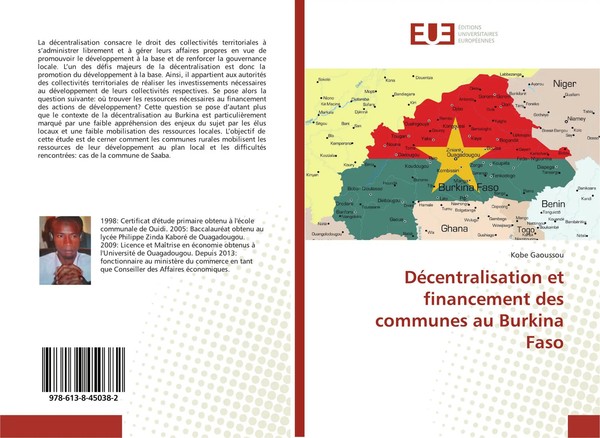 Kobe Gaoussou | DéCentralisation Et Financement Des Communes Au Burkina Faso-image