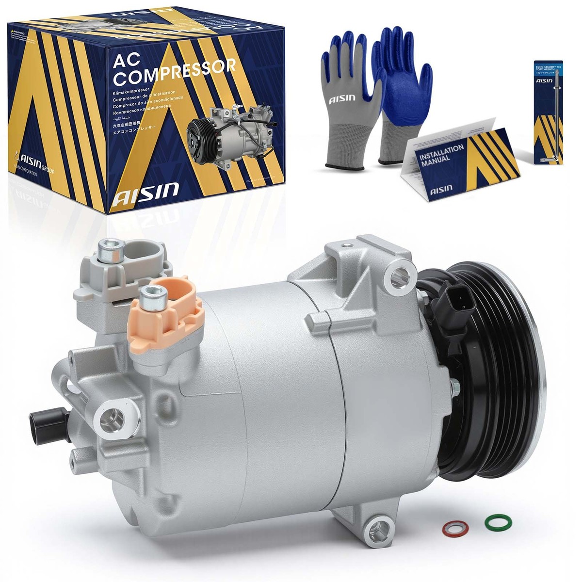 AISIN AC Compressor with Clutch for Ford Escape Lincoln MKC 2013