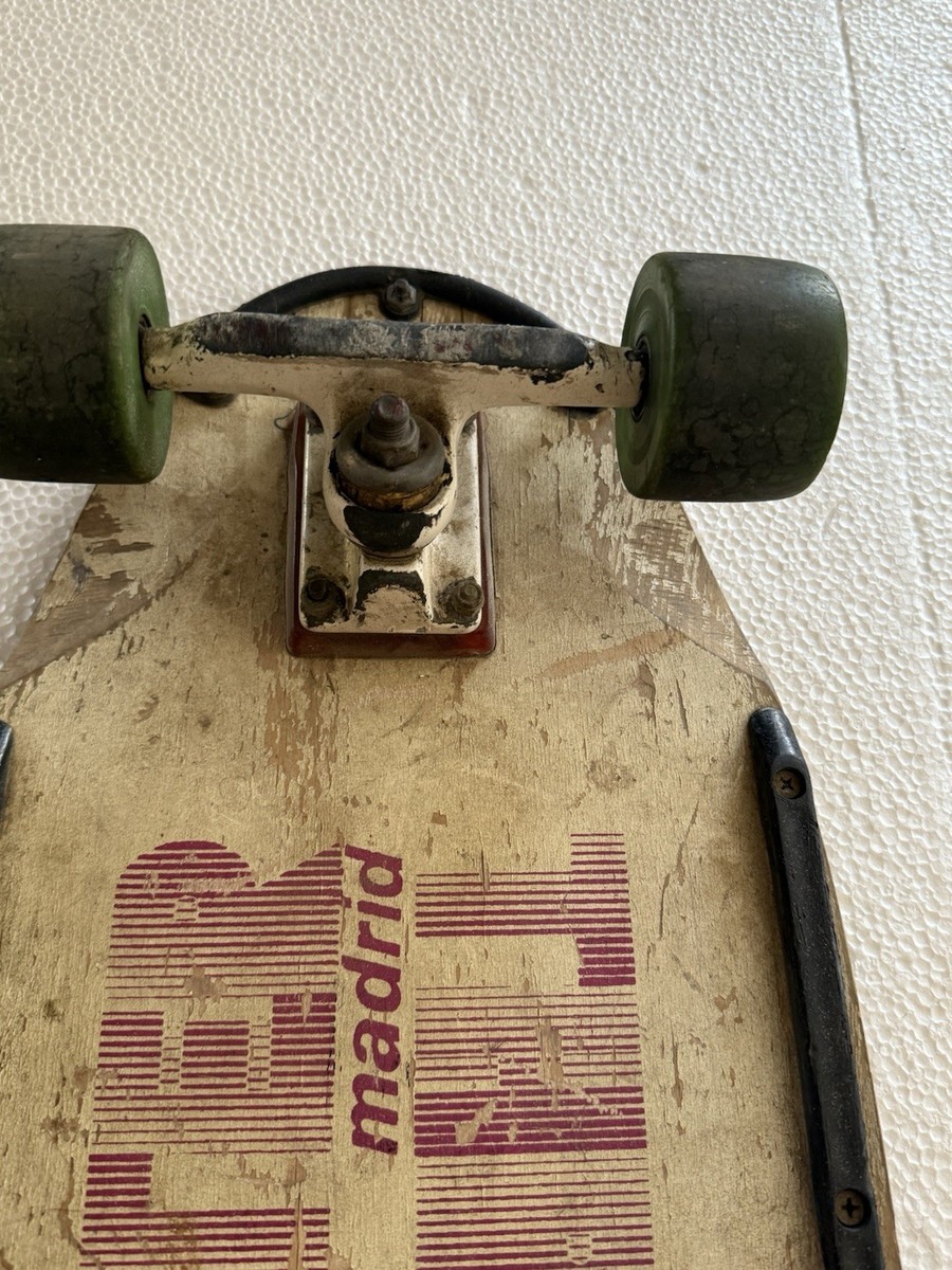 Vintage Madrid 1989's Skateboard Deck W/ Rare ACS 8” 800 Truck | eBay