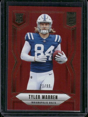 2025 Donruss Elite Football Red Tyler Warren #119