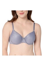 Breezies Women's Featherlite Breathe Underwire T-Shirt Bra Blue