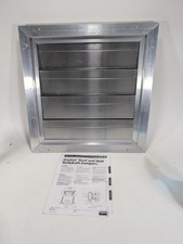 Dayton 5Nkn4 Damper, Backdraft, Wall Mount, 19-3/4 In Square NEW OPEN BOX