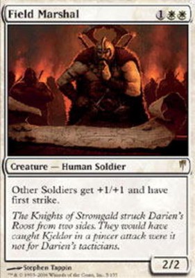 1 x Field Marshal - ColdSnap - Heavy Play - MTG