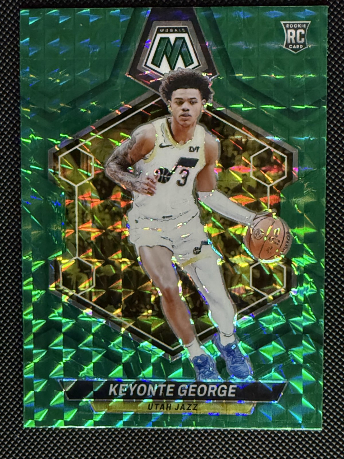 2023-24 Panini Mosaic #222 Keyonte George Green