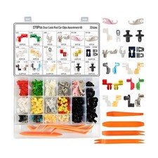 274Pcs Door Lock Rod Clips,Door Lock Rod Latch Clips,Hood Latch Locking Push ...