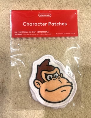 Exclusive Donkey Kong & Yoshi Character Patch Set - Promotional Nintendo Gift