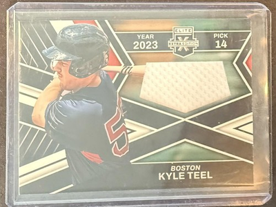 #ad #ad Kyle Teel 2023 Elite First Round Materials #FR KTL Boston Red Sox $3.75