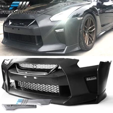 Fits 09-24 Nissan R35 GT-R Upgrade 09-16 to New 2022 Look Front Bumper Cover